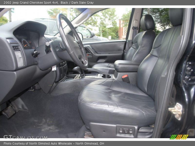 Black / Dark Slate Gray 2002 Jeep Grand Cherokee Sport 4x4