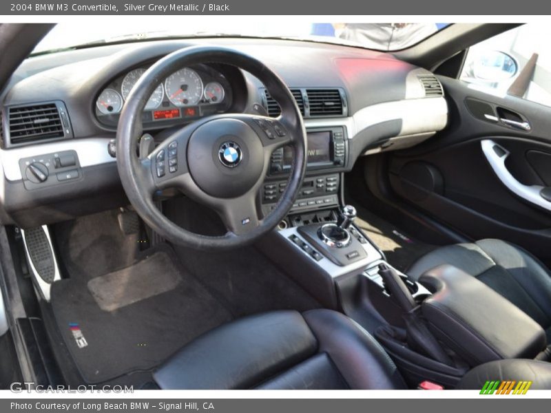 Silver Grey Metallic / Black 2004 BMW M3 Convertible