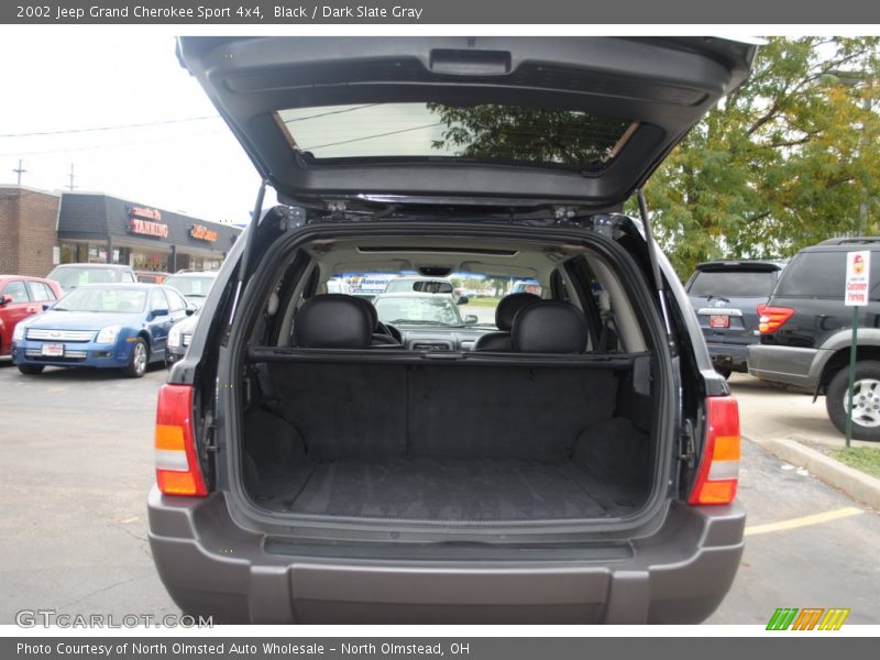 Black / Dark Slate Gray 2002 Jeep Grand Cherokee Sport 4x4