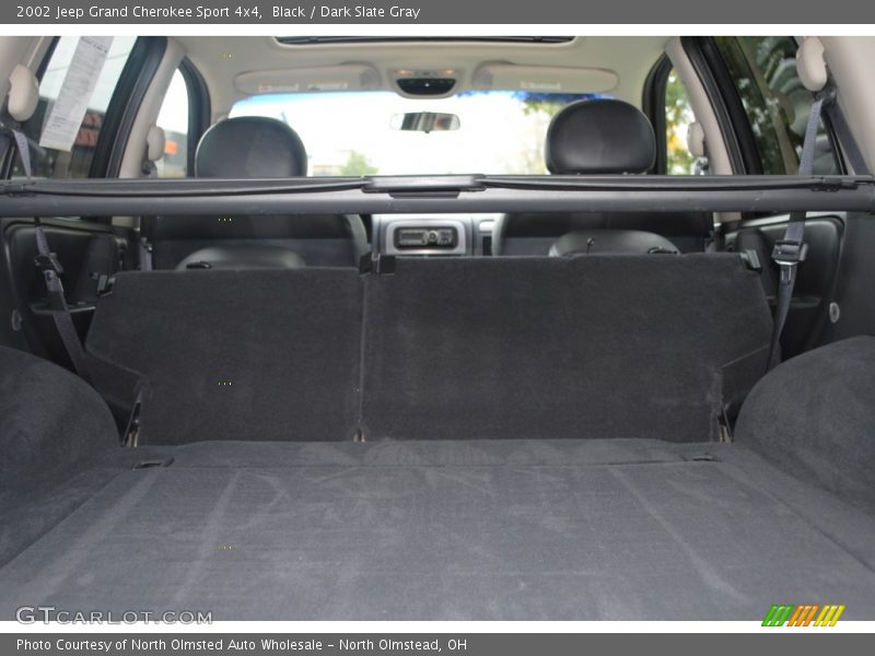 Black / Dark Slate Gray 2002 Jeep Grand Cherokee Sport 4x4