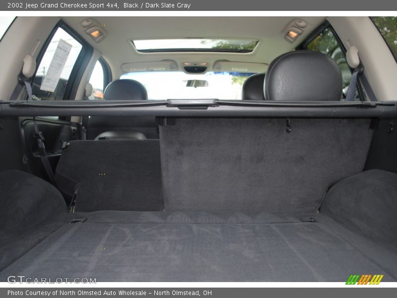 Black / Dark Slate Gray 2002 Jeep Grand Cherokee Sport 4x4