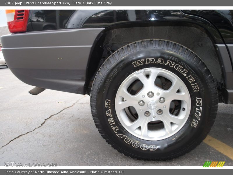 Black / Dark Slate Gray 2002 Jeep Grand Cherokee Sport 4x4