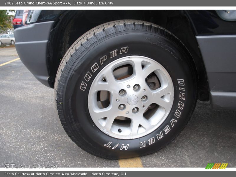 Black / Dark Slate Gray 2002 Jeep Grand Cherokee Sport 4x4