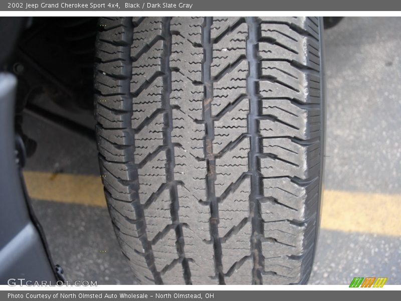 Black / Dark Slate Gray 2002 Jeep Grand Cherokee Sport 4x4