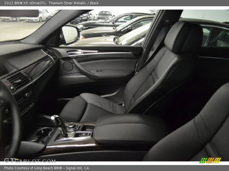 Titanium Silver Metallic / Black 2012 BMW X6 xDrive35i