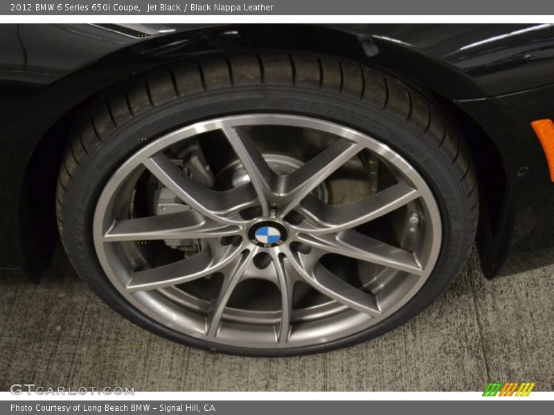 Jet Black / Black Nappa Leather 2012 BMW 6 Series 650i Coupe