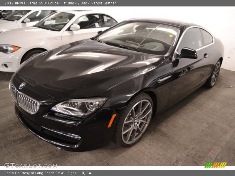 Jet Black / Black Nappa Leather 2012 BMW 6 Series 650i Coupe