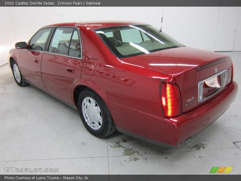 Crimson Pearl / Oatmeal 2002 Cadillac DeVille Sedan