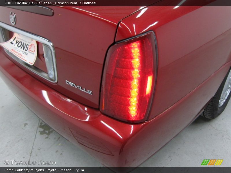 Crimson Pearl / Oatmeal 2002 Cadillac DeVille Sedan