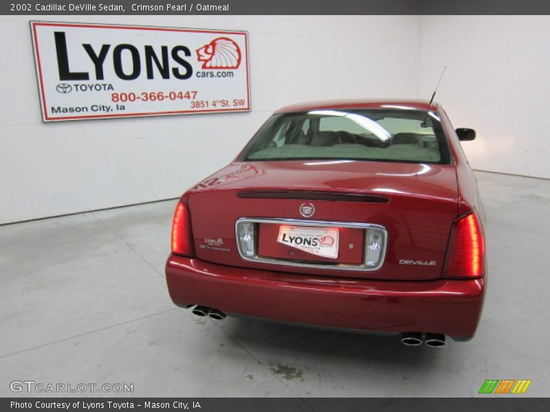 Crimson Pearl / Oatmeal 2002 Cadillac DeVille Sedan