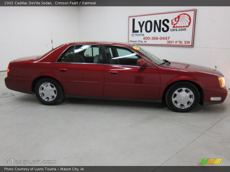 Crimson Pearl / Oatmeal 2002 Cadillac DeVille Sedan