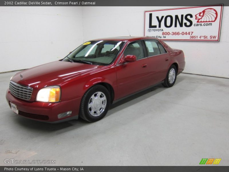 Crimson Pearl / Oatmeal 2002 Cadillac DeVille Sedan