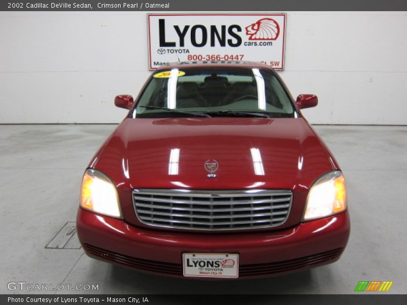 Crimson Pearl / Oatmeal 2002 Cadillac DeVille Sedan
