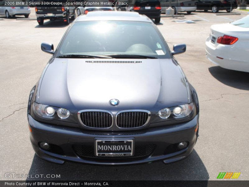 Sparkling Graphite Metallic / Black 2006 BMW 3 Series 330i Coupe