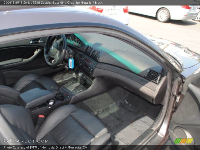 Sparkling Graphite Metallic / Black 2006 BMW 3 Series 330i Coupe