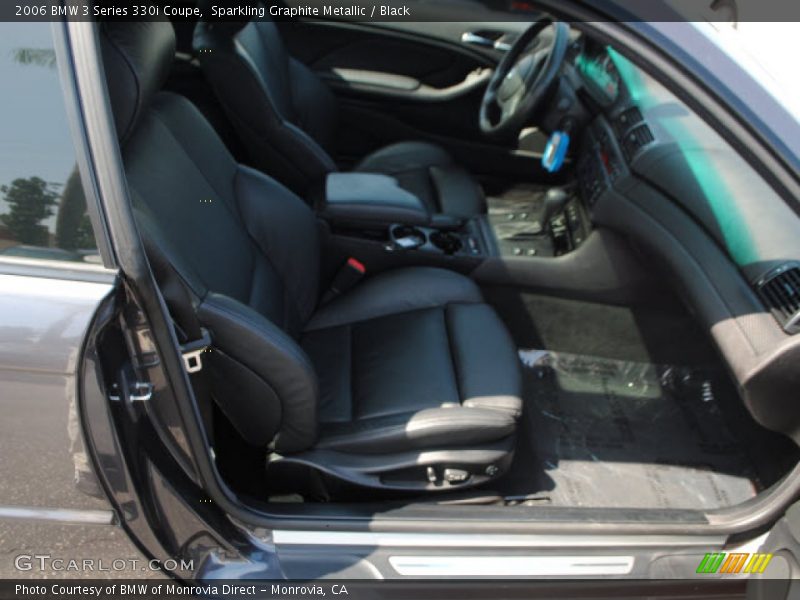 Sparkling Graphite Metallic / Black 2006 BMW 3 Series 330i Coupe