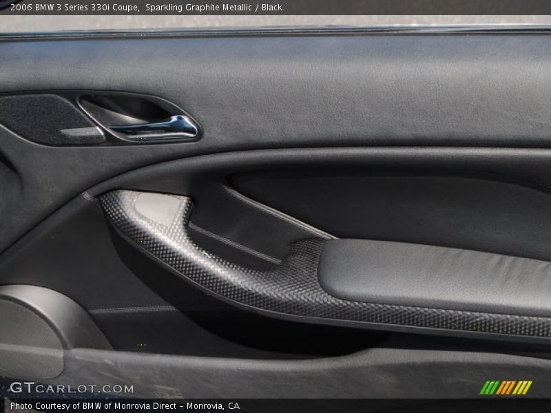 Sparkling Graphite Metallic / Black 2006 BMW 3 Series 330i Coupe