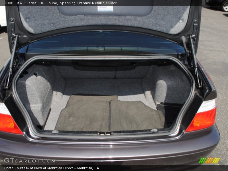 Sparkling Graphite Metallic / Black 2006 BMW 3 Series 330i Coupe