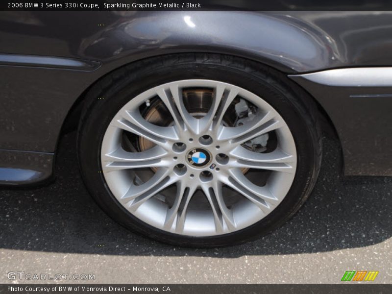 Sparkling Graphite Metallic / Black 2006 BMW 3 Series 330i Coupe