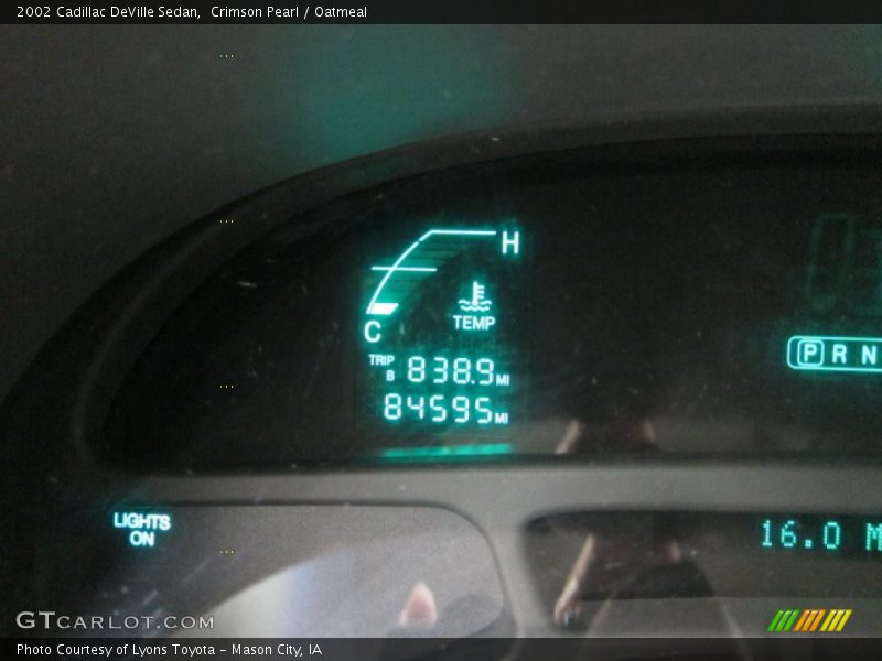 Crimson Pearl / Oatmeal 2002 Cadillac DeVille Sedan