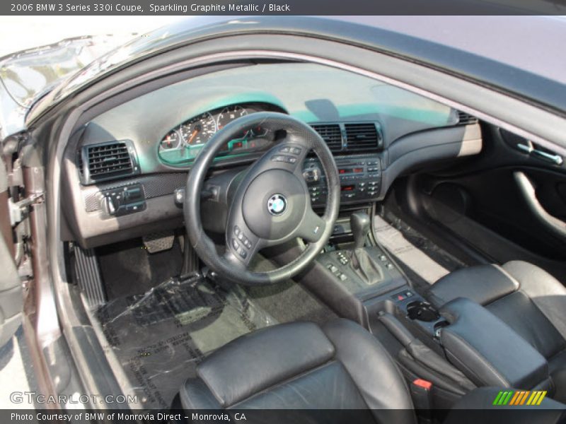 Sparkling Graphite Metallic / Black 2006 BMW 3 Series 330i Coupe