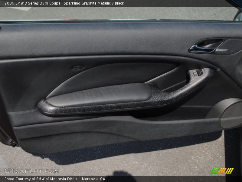 Sparkling Graphite Metallic / Black 2006 BMW 3 Series 330i Coupe