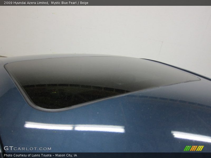 Mystic Blue Pearl / Beige 2009 Hyundai Azera Limited