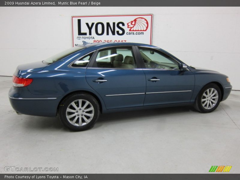Mystic Blue Pearl / Beige 2009 Hyundai Azera Limited