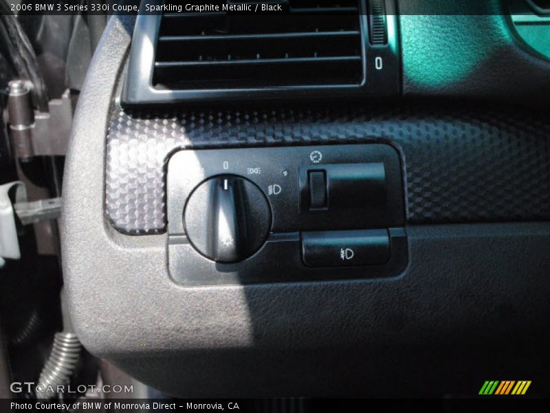 Sparkling Graphite Metallic / Black 2006 BMW 3 Series 330i Coupe