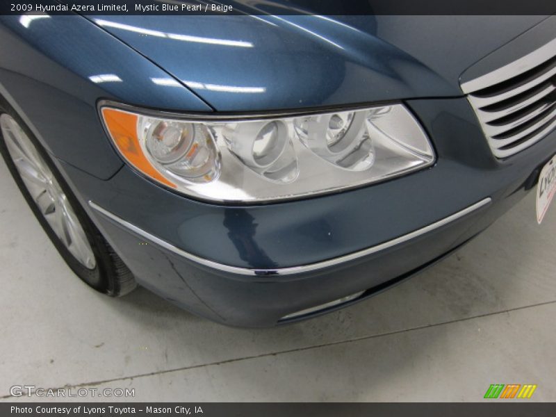 Mystic Blue Pearl / Beige 2009 Hyundai Azera Limited