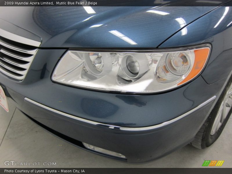Mystic Blue Pearl / Beige 2009 Hyundai Azera Limited
