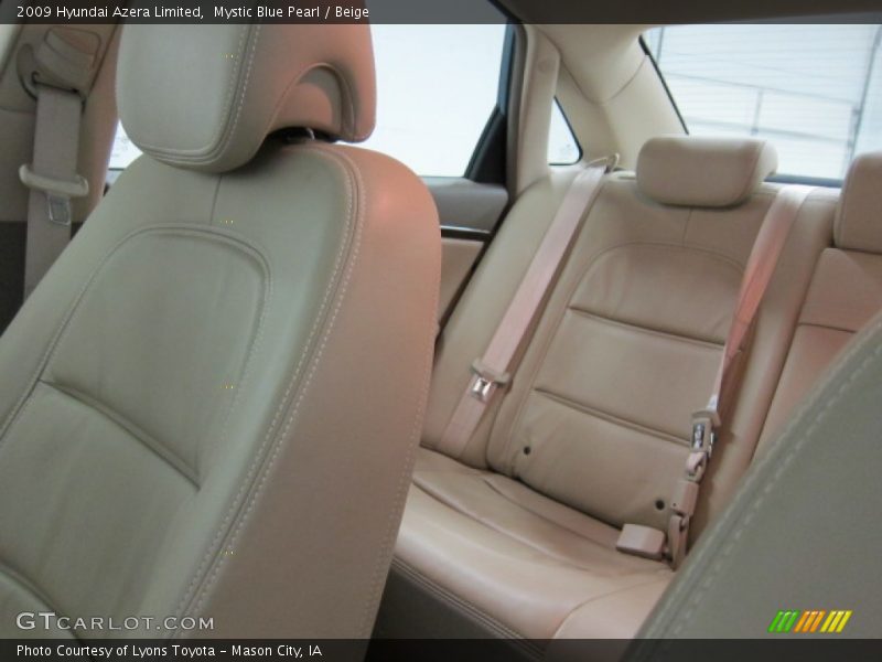 Mystic Blue Pearl / Beige 2009 Hyundai Azera Limited