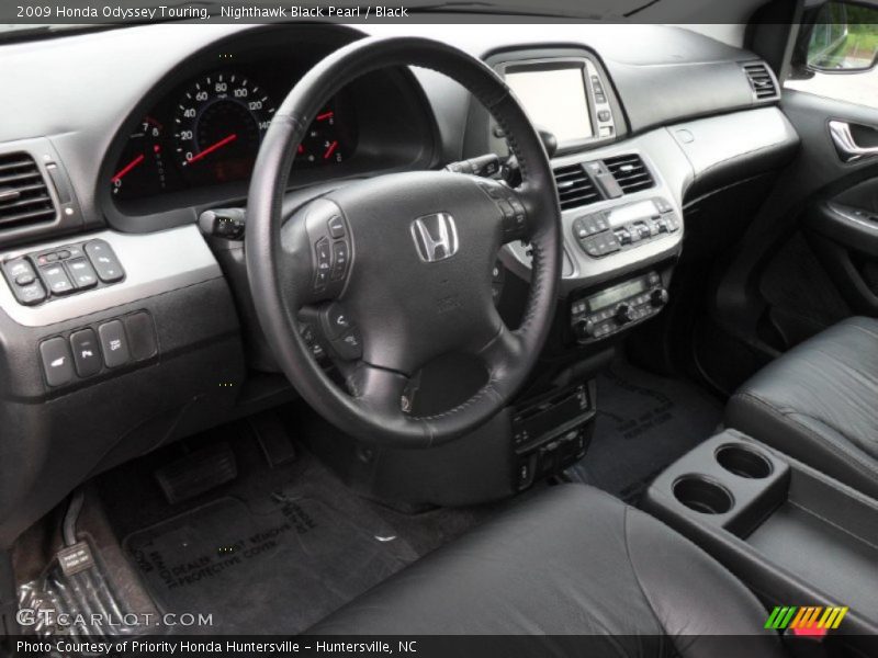 Black Interior - 2009 Odyssey Touring 