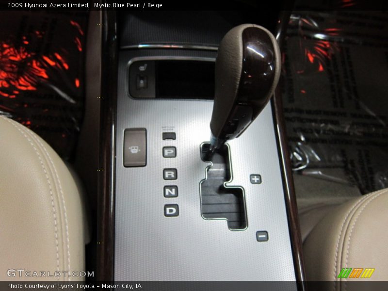 Mystic Blue Pearl / Beige 2009 Hyundai Azera Limited