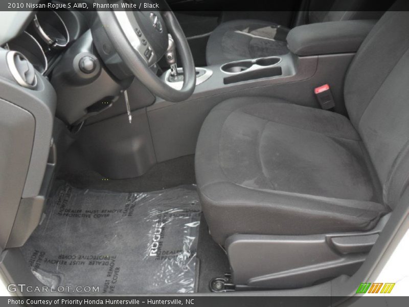 Phantom White / Black 2010 Nissan Rogue S AWD