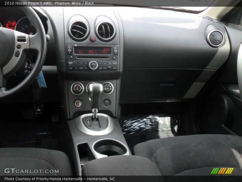 Phantom White / Black 2010 Nissan Rogue S AWD