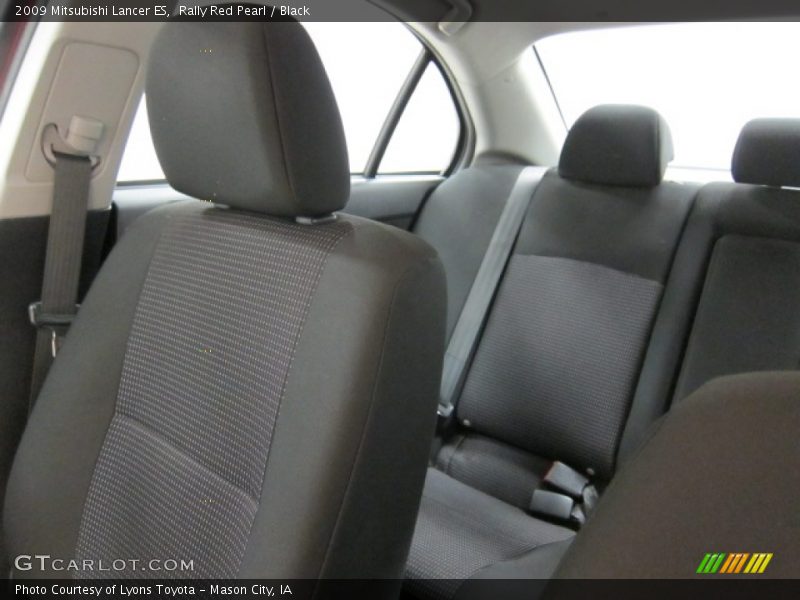 Rally Red Pearl / Black 2009 Mitsubishi Lancer ES