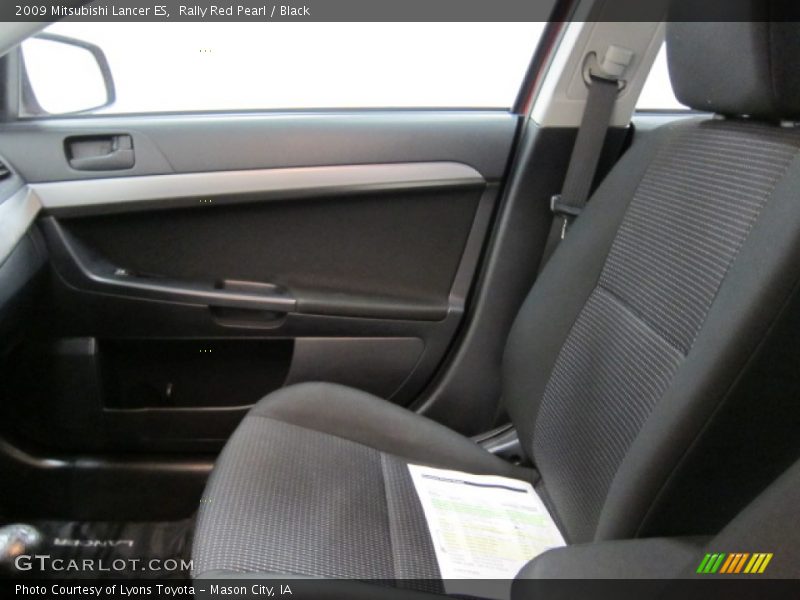 Rally Red Pearl / Black 2009 Mitsubishi Lancer ES