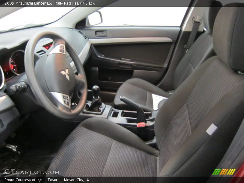Rally Red Pearl / Black 2009 Mitsubishi Lancer ES