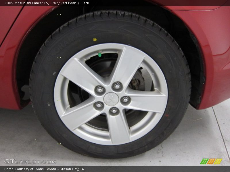 Rally Red Pearl / Black 2009 Mitsubishi Lancer ES