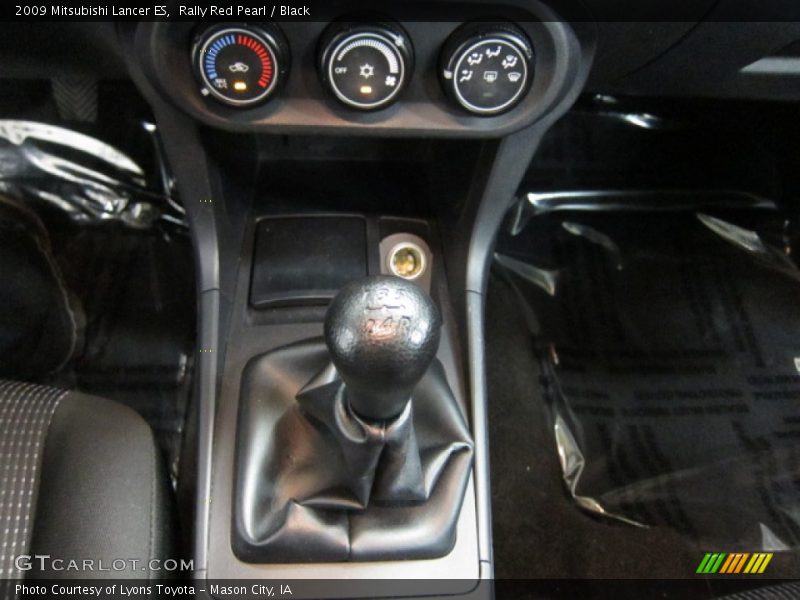 Rally Red Pearl / Black 2009 Mitsubishi Lancer ES