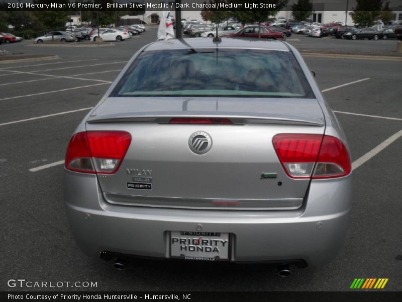 Brilliant Silver Metallic / Dark Charcoal/Medium Light Stone 2010 Mercury Milan V6 Premier