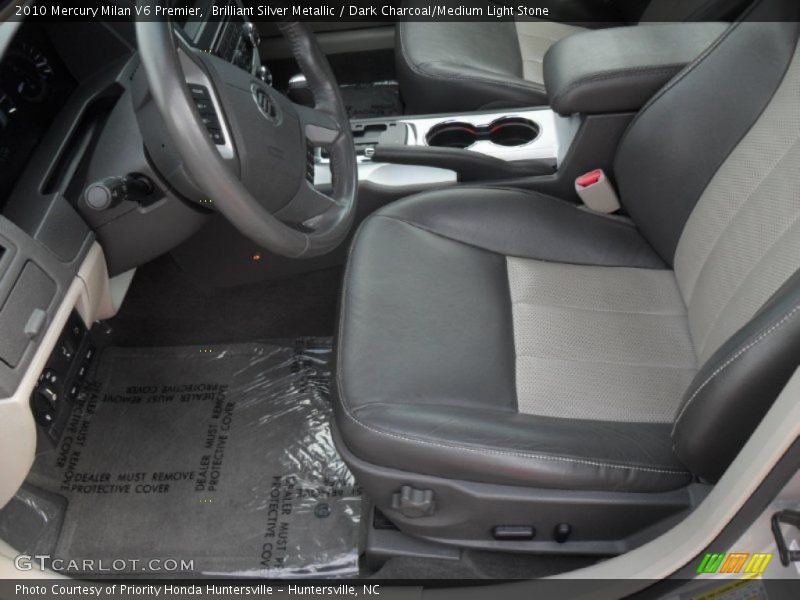 Brilliant Silver Metallic / Dark Charcoal/Medium Light Stone 2010 Mercury Milan V6 Premier