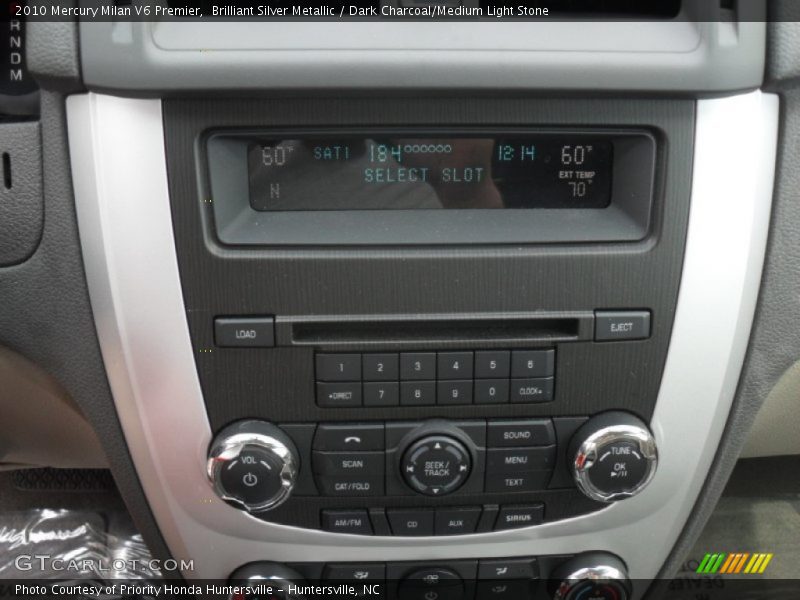 Brilliant Silver Metallic / Dark Charcoal/Medium Light Stone 2010 Mercury Milan V6 Premier