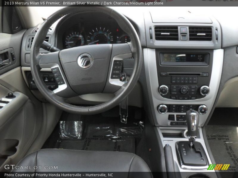 Brilliant Silver Metallic / Dark Charcoal/Medium Light Stone 2010 Mercury Milan V6 Premier
