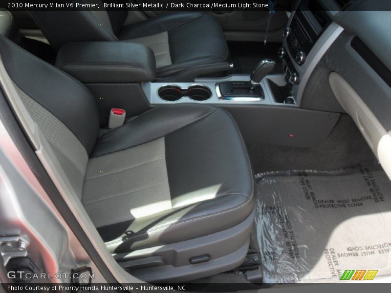 Brilliant Silver Metallic / Dark Charcoal/Medium Light Stone 2010 Mercury Milan V6 Premier