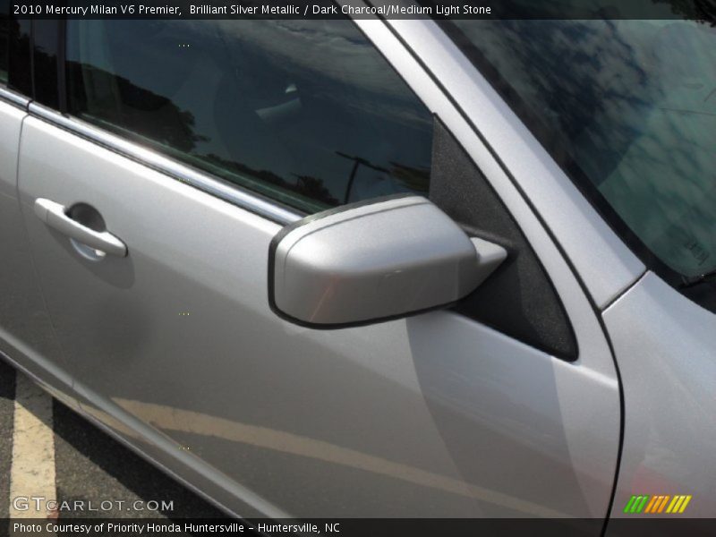 Brilliant Silver Metallic / Dark Charcoal/Medium Light Stone 2010 Mercury Milan V6 Premier