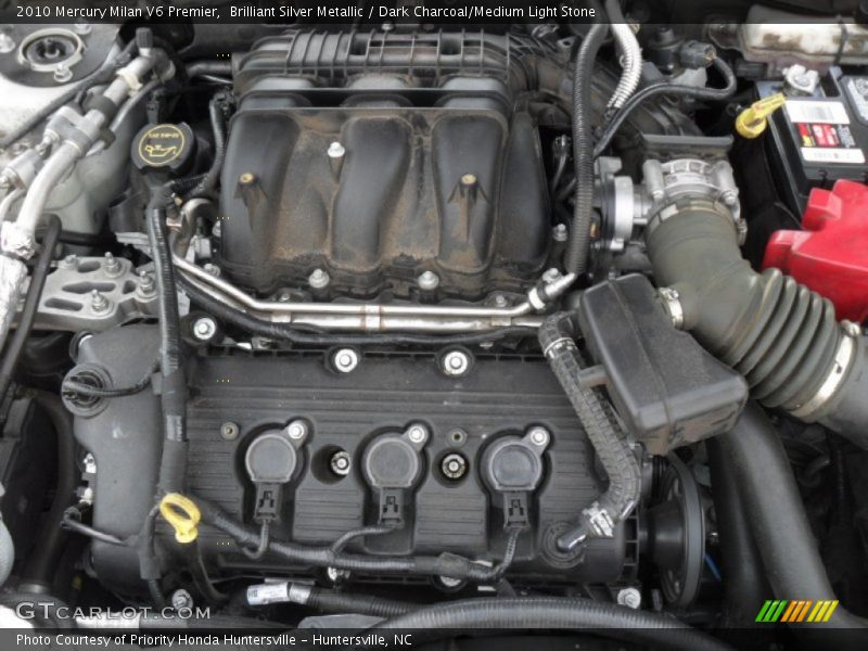 Brilliant Silver Metallic / Dark Charcoal/Medium Light Stone 2010 Mercury Milan V6 Premier