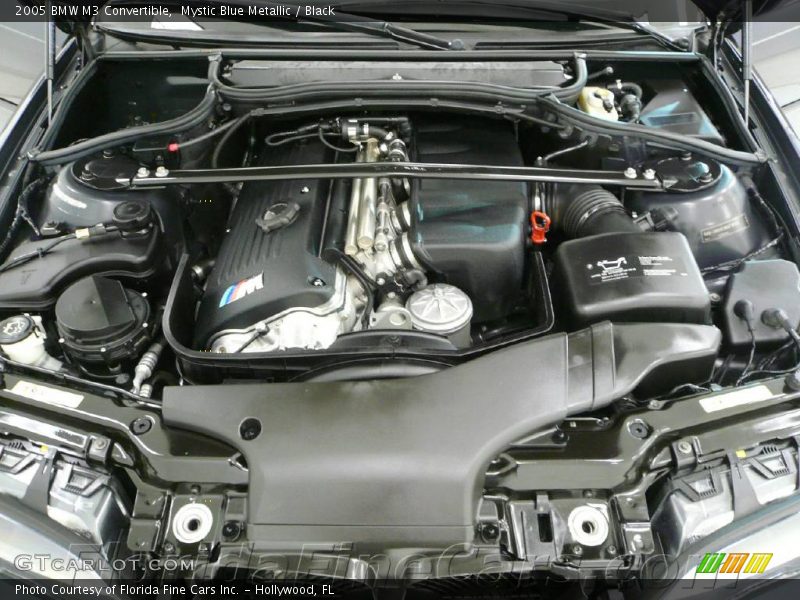 Mystic Blue Metallic / Black 2005 BMW M3 Convertible