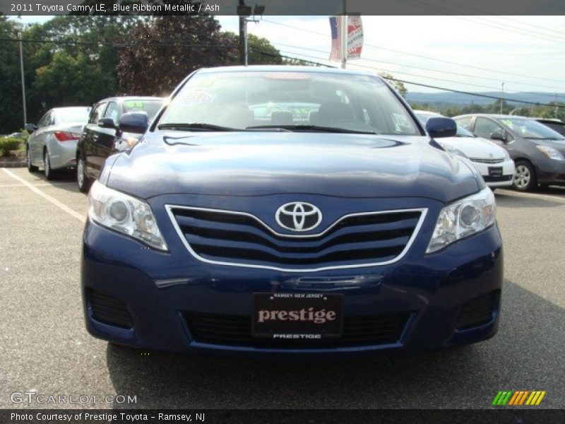 Blue Ribbon Metallic / Ash 2011 Toyota Camry LE